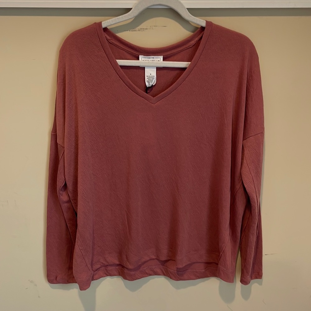 FOR THE REPUBLIC V-neck sweater! NWT✨